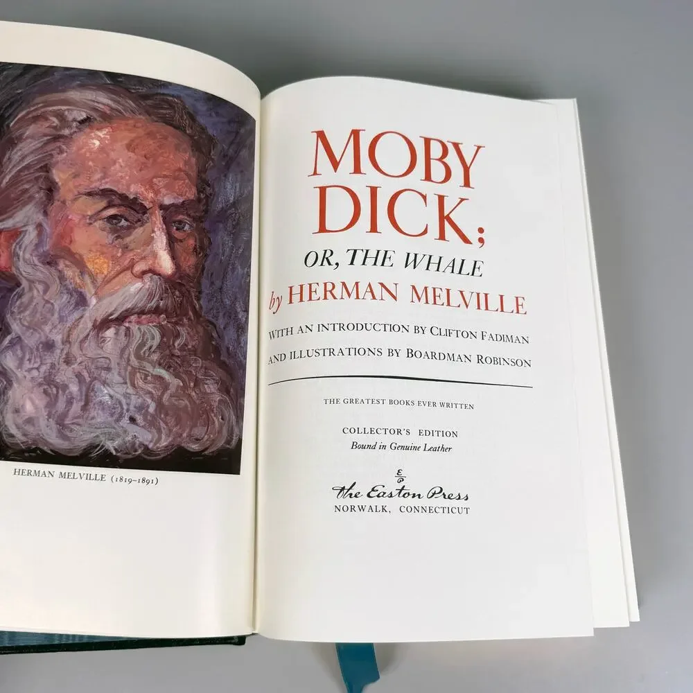 Moby Dick or The Whale Herman Melville 1977 Collector's Edition Easton Press